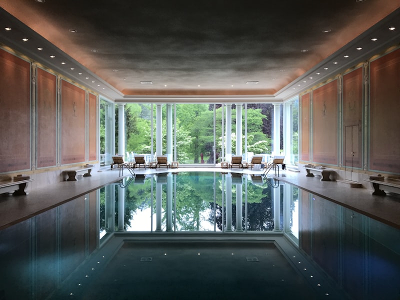 Iluminación de piscina para spa y wellness