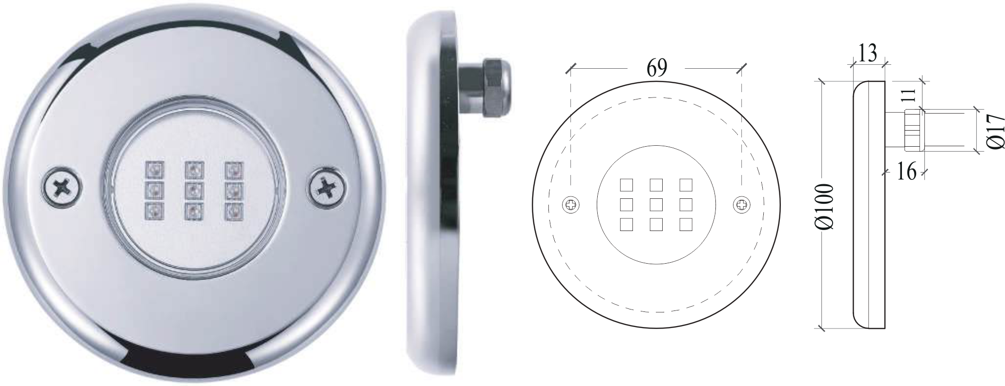 XPW-1110 Professional Pool Light