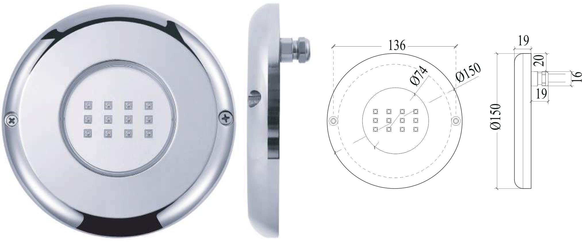 XPW-1111 Professional Pool Light