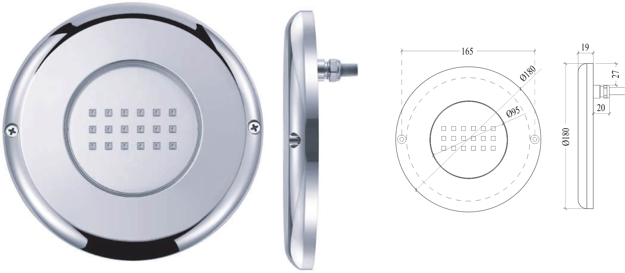 XPW-1112 Professional Pool Light