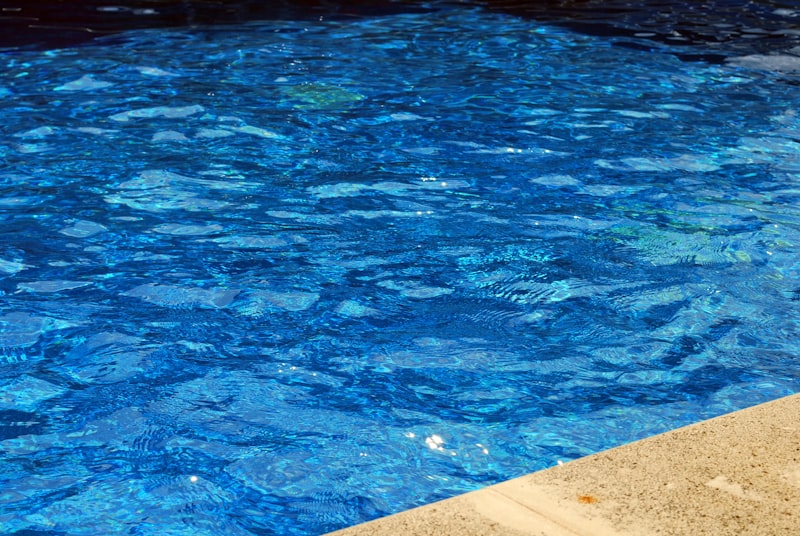 Pool renovation with new LED lighting